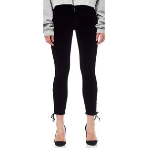 Hudson Pant Nix High Rise Crop Black Star SZ 28